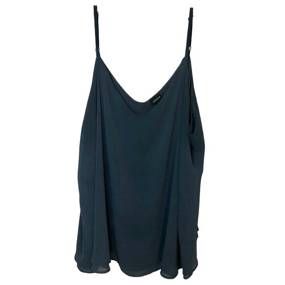 Torrid Aegean Blue Double Layered Swing Camisole Adjustable: Torrid 5 (5x/28) - Picture 1 of 8